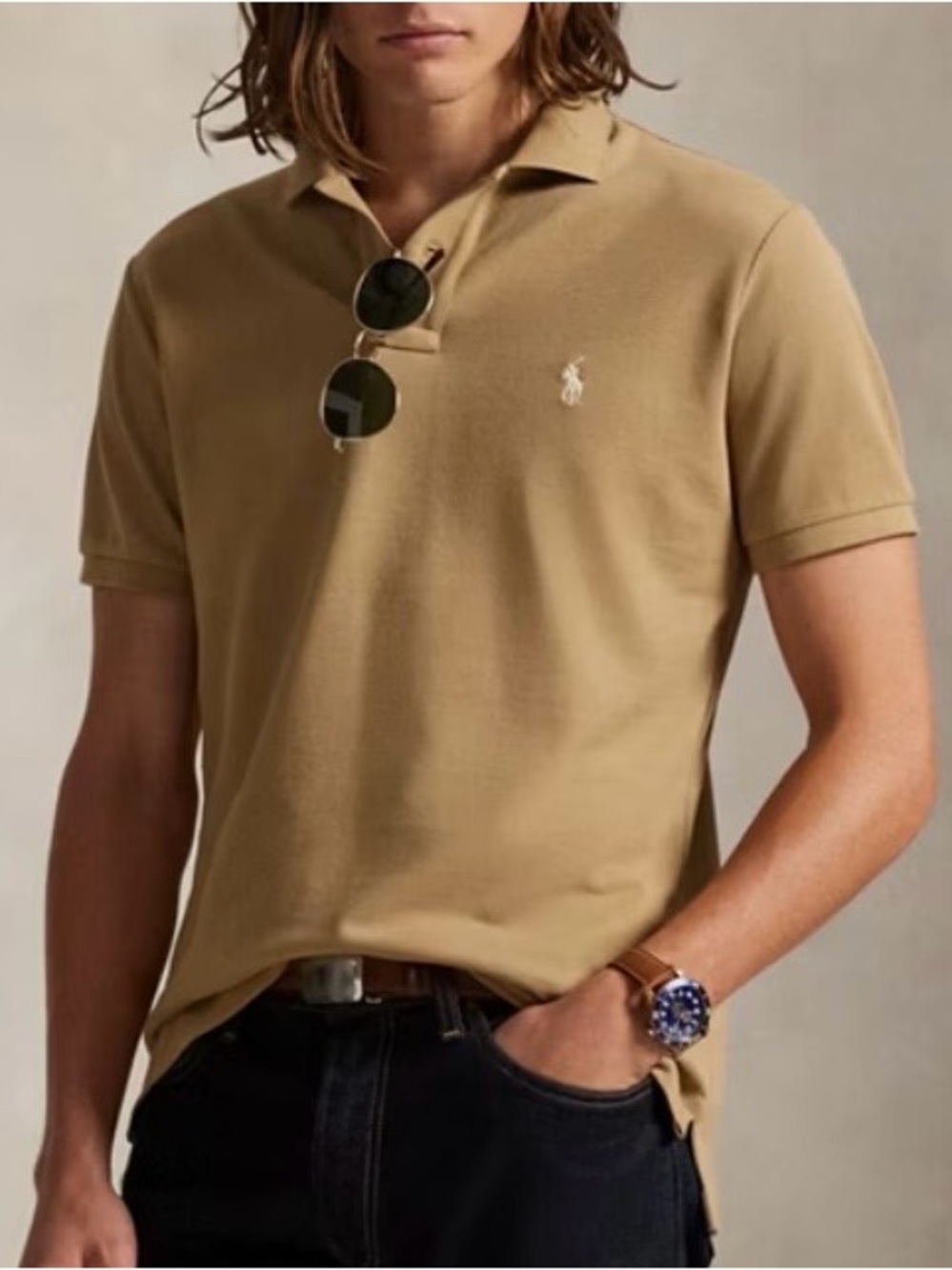 Ralph Lauren Men’s Beige Polo Shirt size XXL